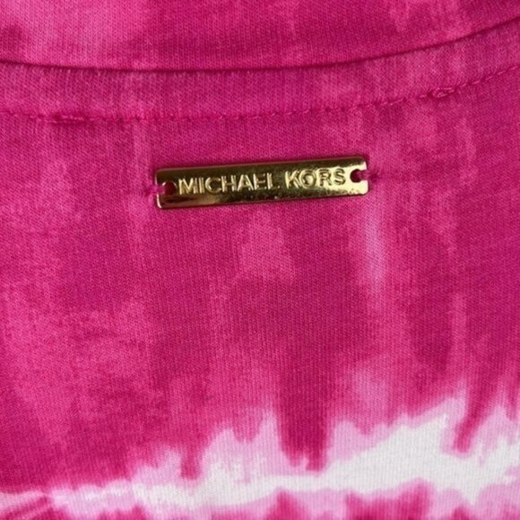Michael Michael Kors Pink Tie Dyed Long Sleeve Top Size Small - Picture 5 of 7